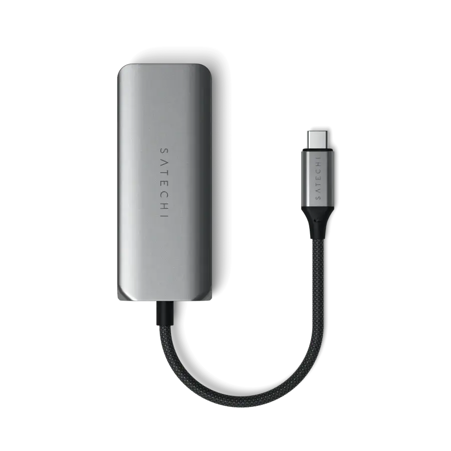 Многопортовый адаптер Satechi 4-In-1 USB-C Hub with 2.5 Gigabit Ethernet (ST-H3C25EM)