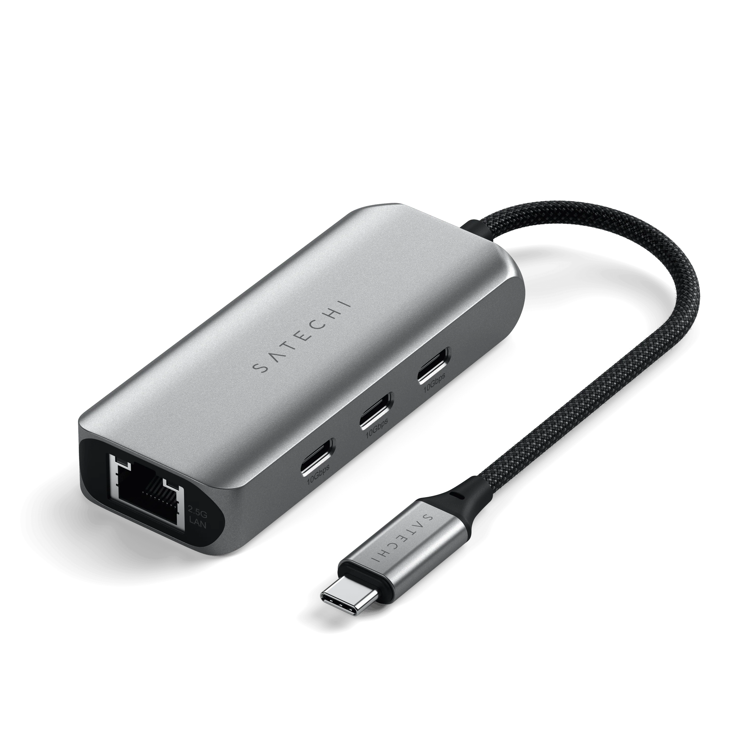 Перехідник Satechi 4-In-1 USB-C Hub with 2.5 Gigabit Ethernet (ST-H3C25EM)