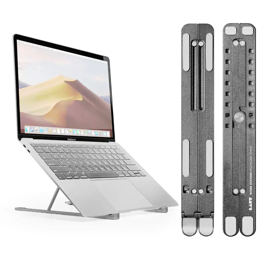 Подставка LAUT WORK STATION для планшетов и ноутбуков диагональю 12" - 17" Black (L_MB_WS_BK)