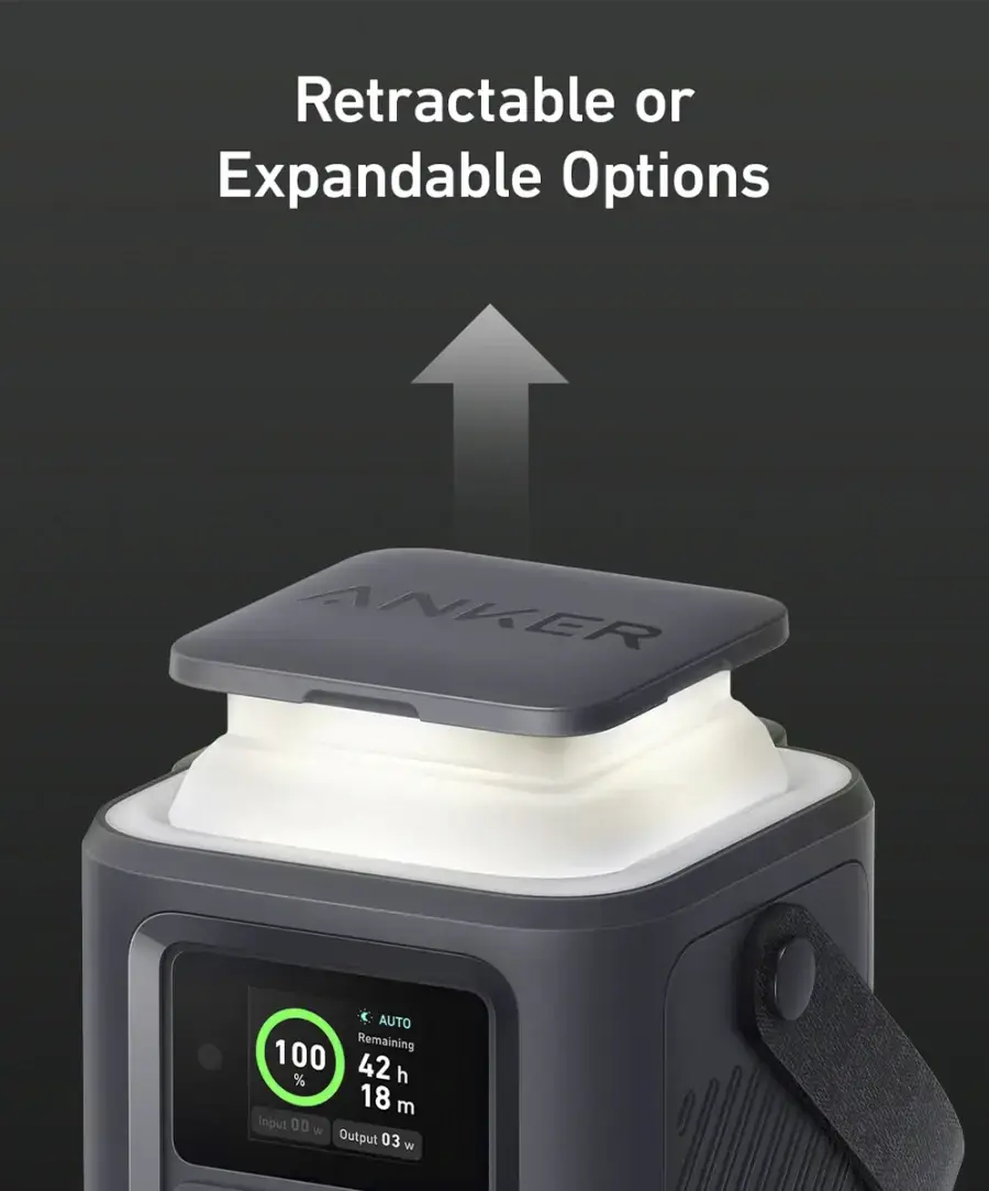 Портативное зарядное устройство с фонариком Anker 548 Power Bank [PowerCore Reserve 192Wh/60000mAh] - Gray (A12940A2, A1294062)