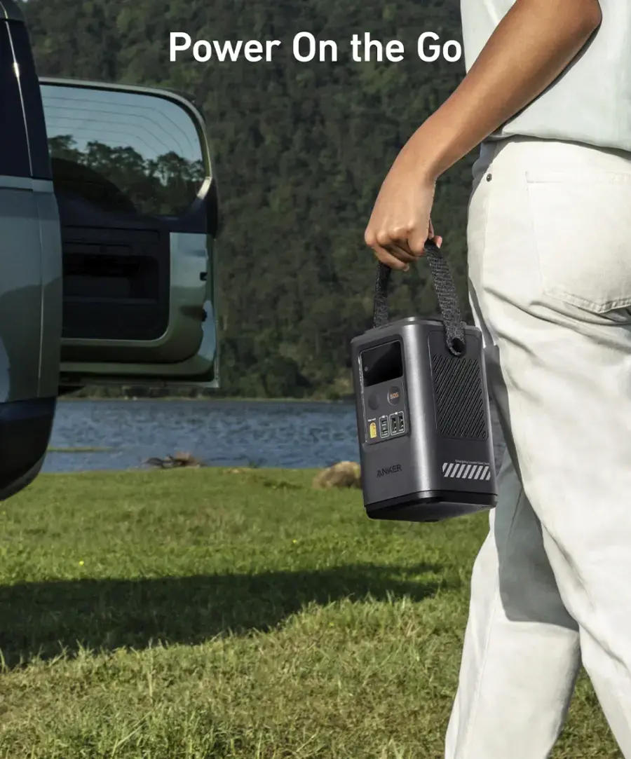 Портативное зарядное устройство с фонариком Anker 548 Power Bank [PowerCore Reserve 192Wh/60000mAh] - Gray (A12940A2, A1294062)