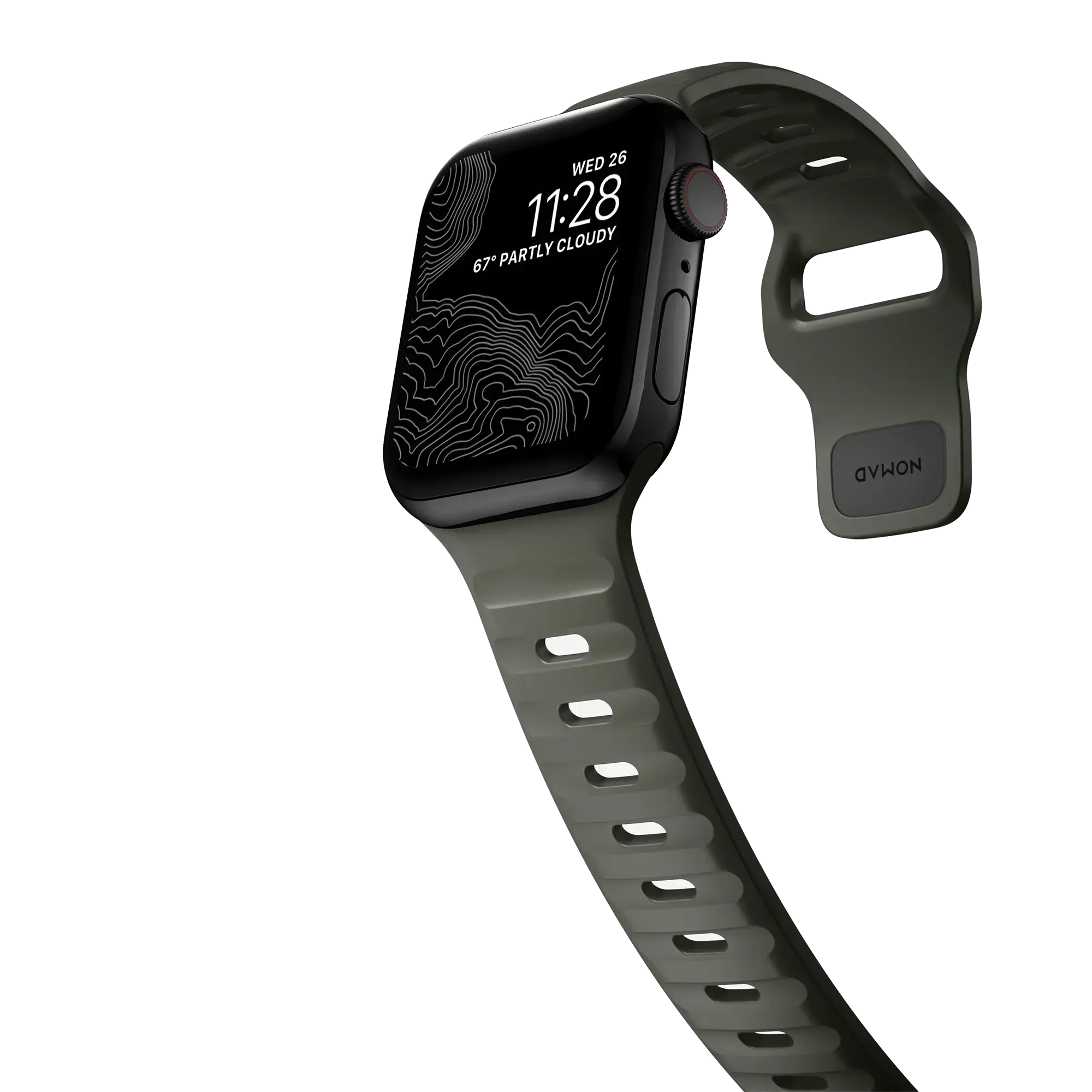 Ремешок NOMAD Sport Band - Ash Green для Apple Watch 42/44/45/49mm