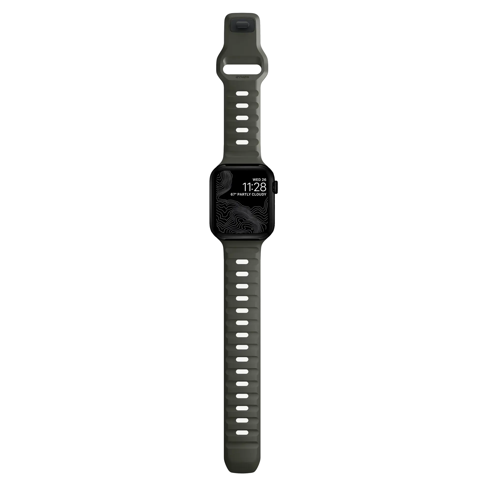 Ремешок NOMAD Sport Band - Ash Green для Apple Watch 42/44/45/49mm