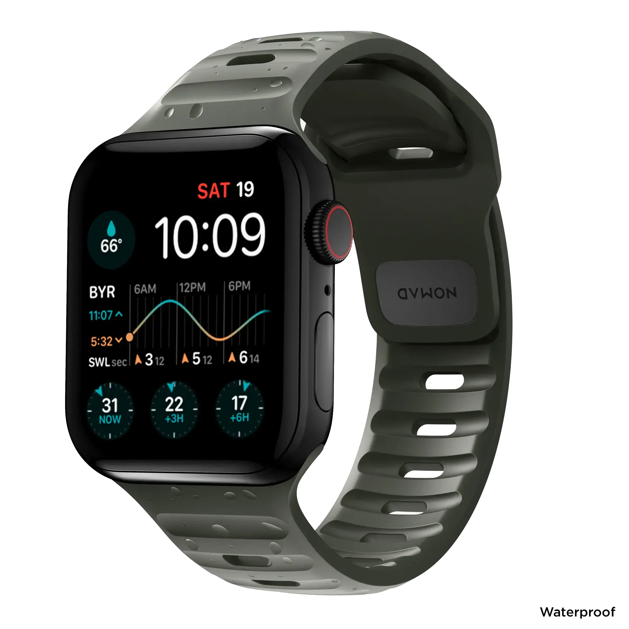 Ремешок NOMAD Sport Band - Ash Green для Apple Watch 42/44/45/49mm