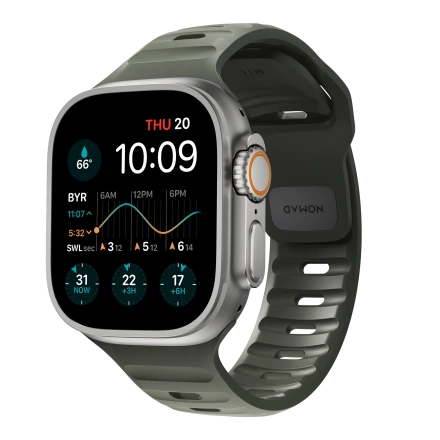 Ремінець NOMAD Sport Band - Ash Green для Apple Watch 42/44/45/49mm