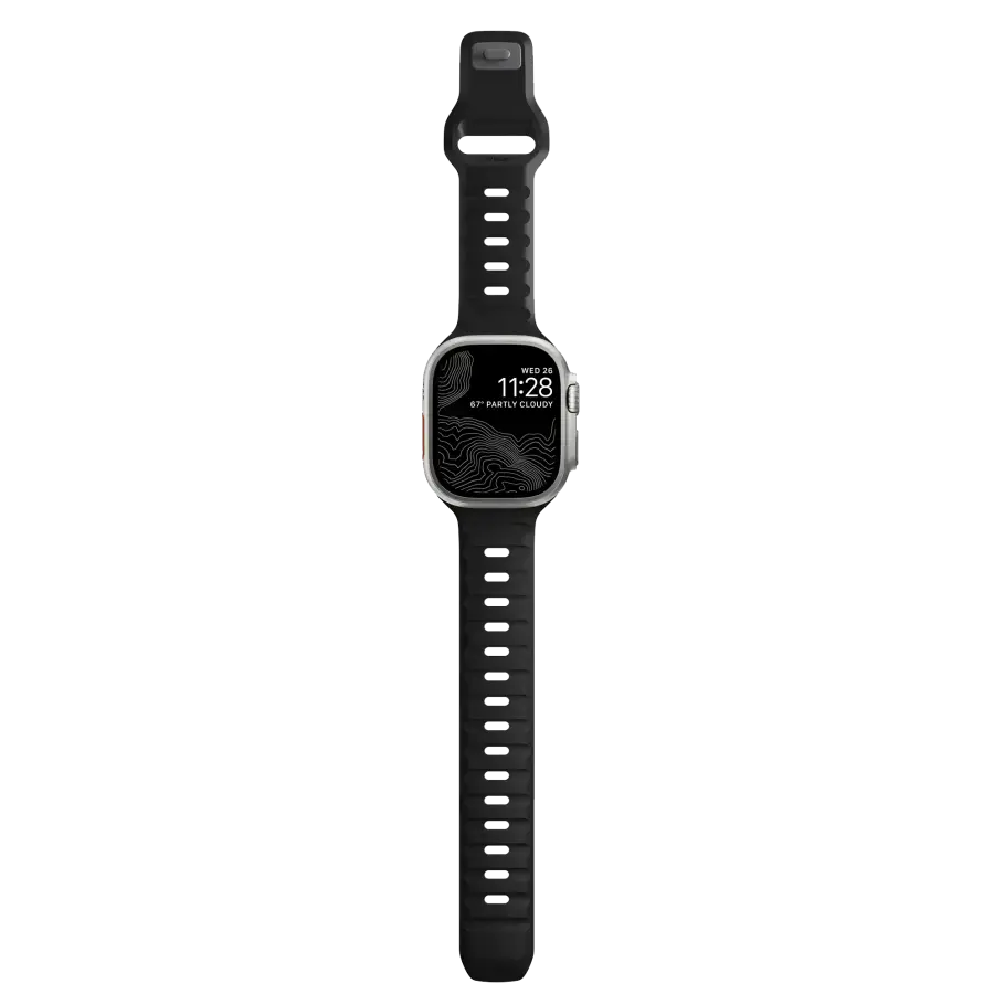 Ремінець NOMAD Sport Band для Apple Watch 42/44/45/46/49mm - Black (NM1AM10000)