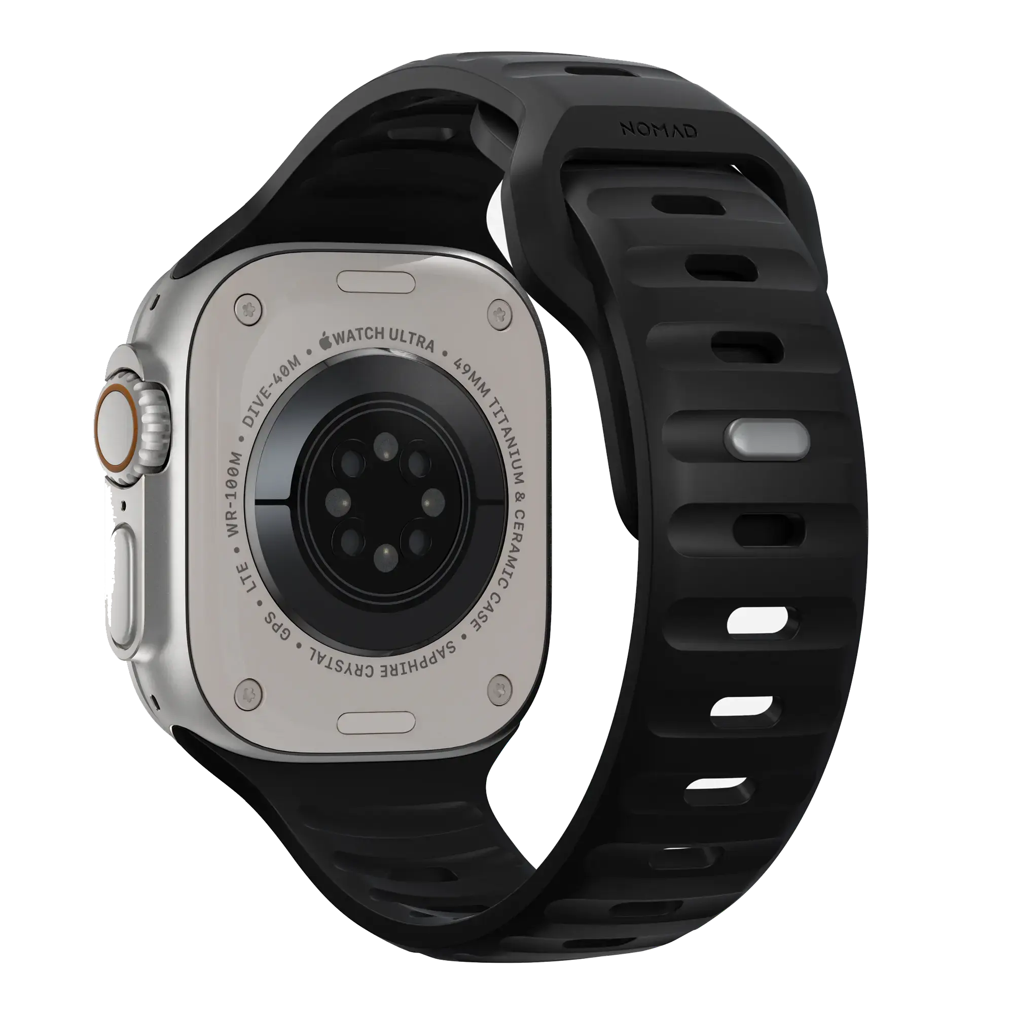 Ремінець NOMAD Sport Band - Black для Apple Watch 42/44/45/49mm