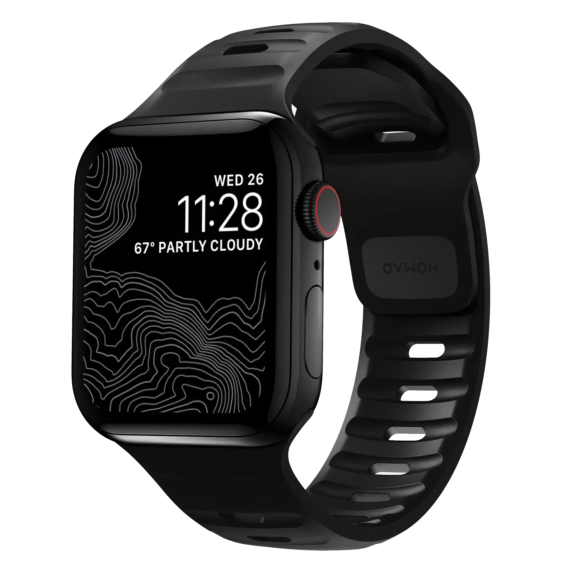 Ремінець NOMAD Sport Band - Black для Apple Watch 42/44/45/49mm