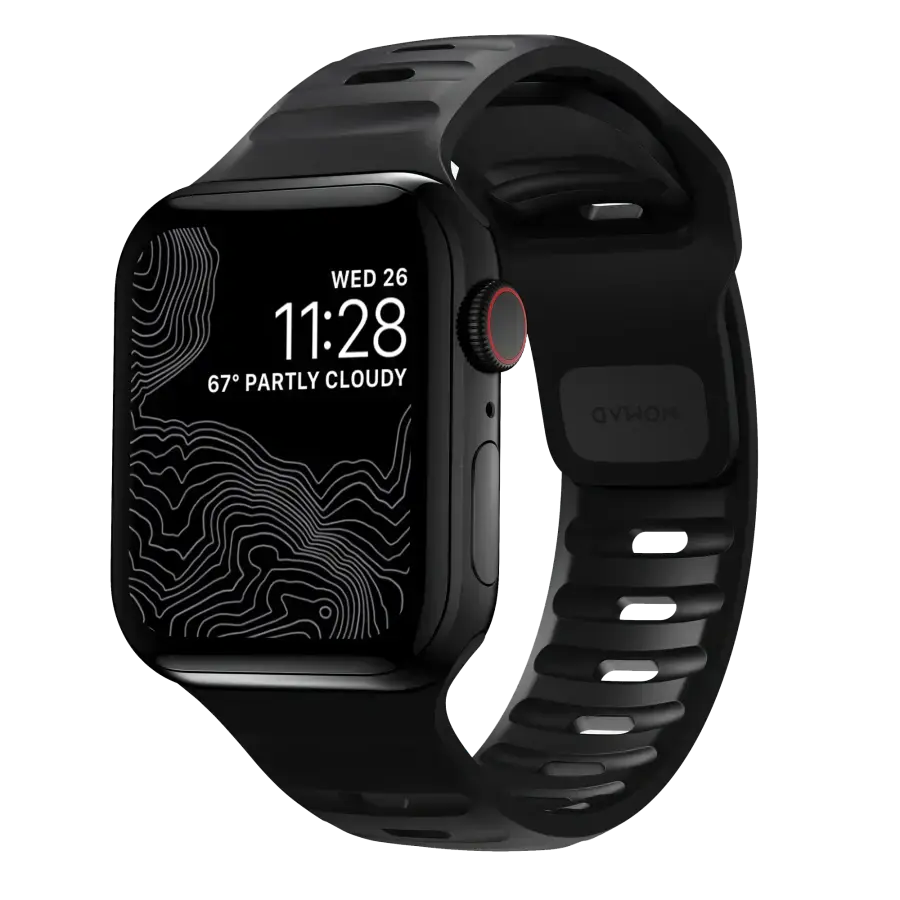 Ремінець NOMAD Sport Band для Apple Watch 42/44/45/46/49mm - Black (NM1AM10000)