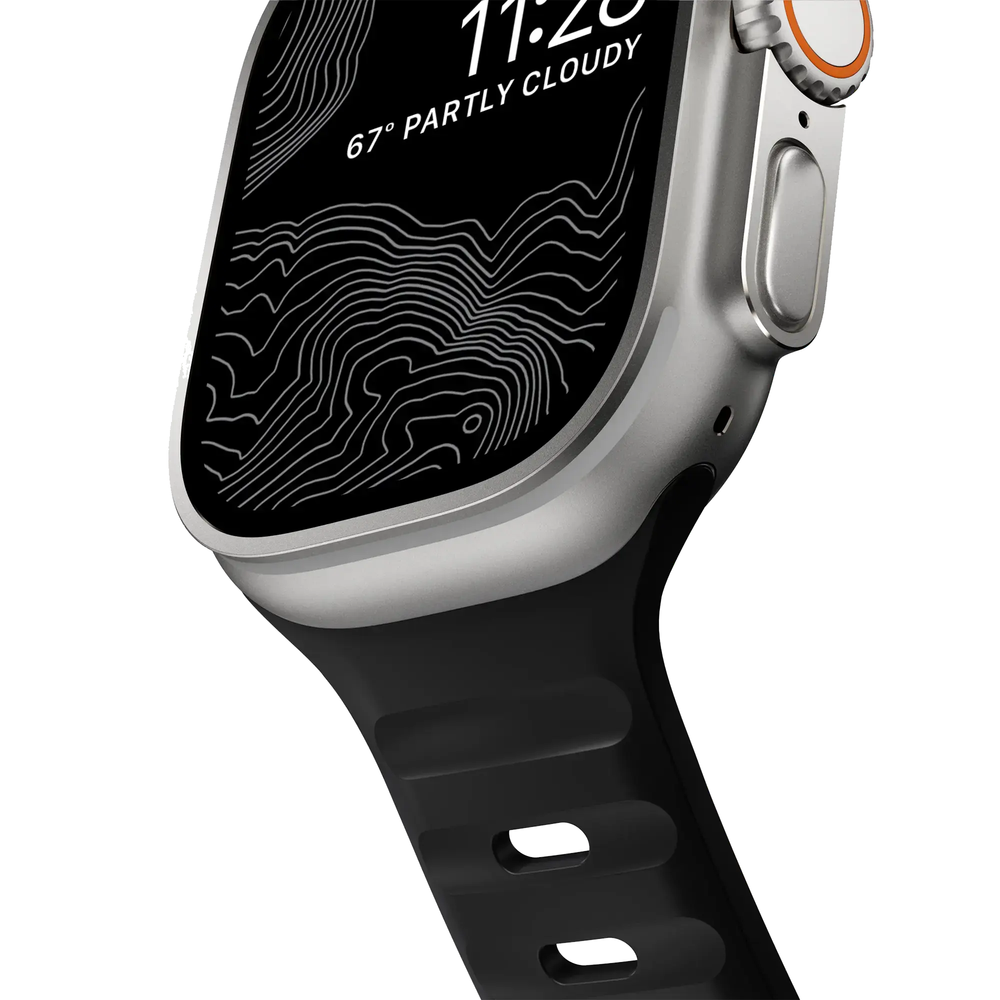 Ремінець NOMAD Sport Band - Black для Apple Watch 42/44/45/49mm