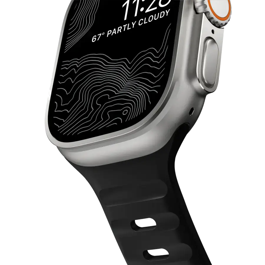 Ремінець NOMAD Sport Band для Apple Watch 42/44/45/46/49mm - Black (NM1AM10000)