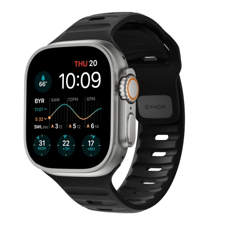 Ремінець NOMAD Sport Band - Black для Apple Watch 42/44/45/49mm