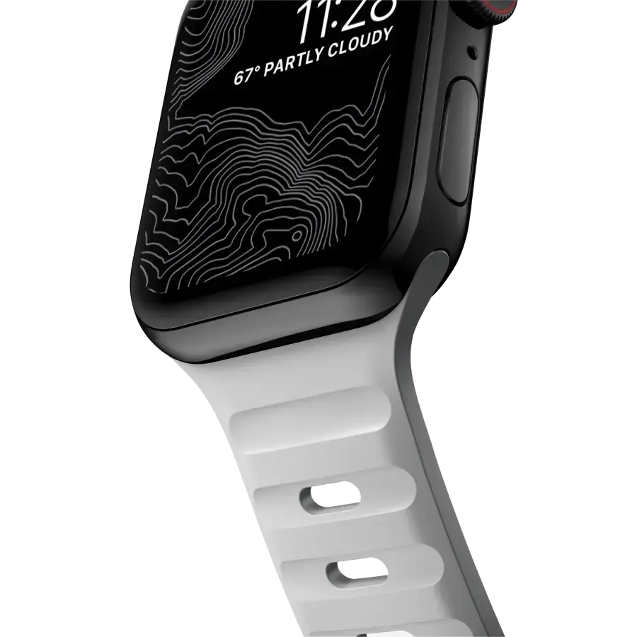 Ремінець NOMAD Sport Band для Apple Watch 42/44/45/46/49mm - Lunar Gray (NM01958185)