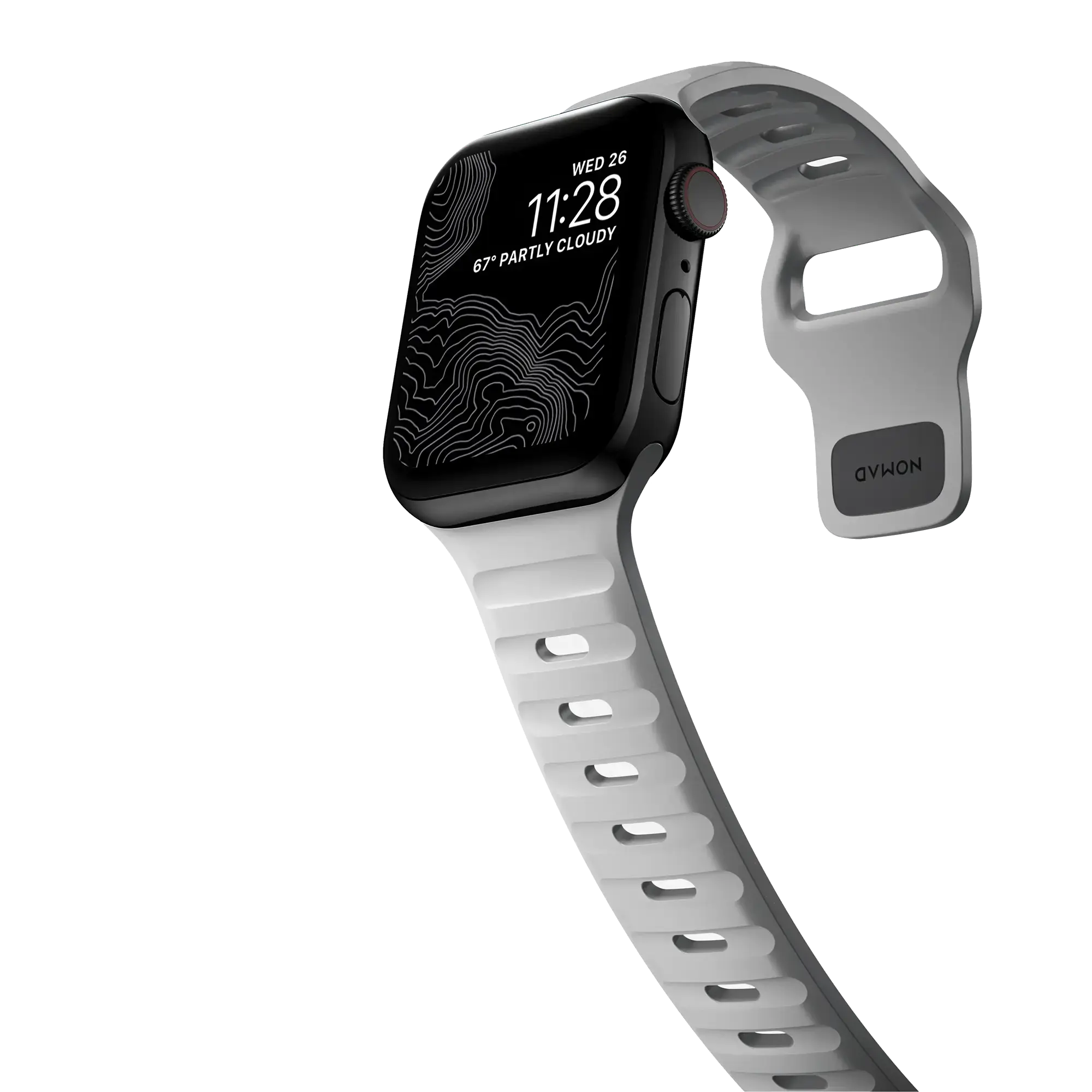 Ремінець NOMAD Sport Band - Lunar Gray для Apple Watch 42/44/45/49mm