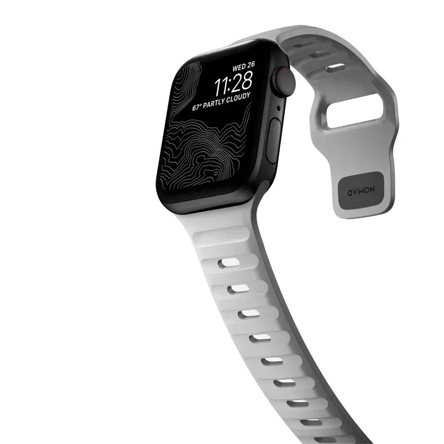Ремінець NOMAD Sport Band для Apple Watch 42/44/45/46/49mm - Lunar Gray (NM01958185)