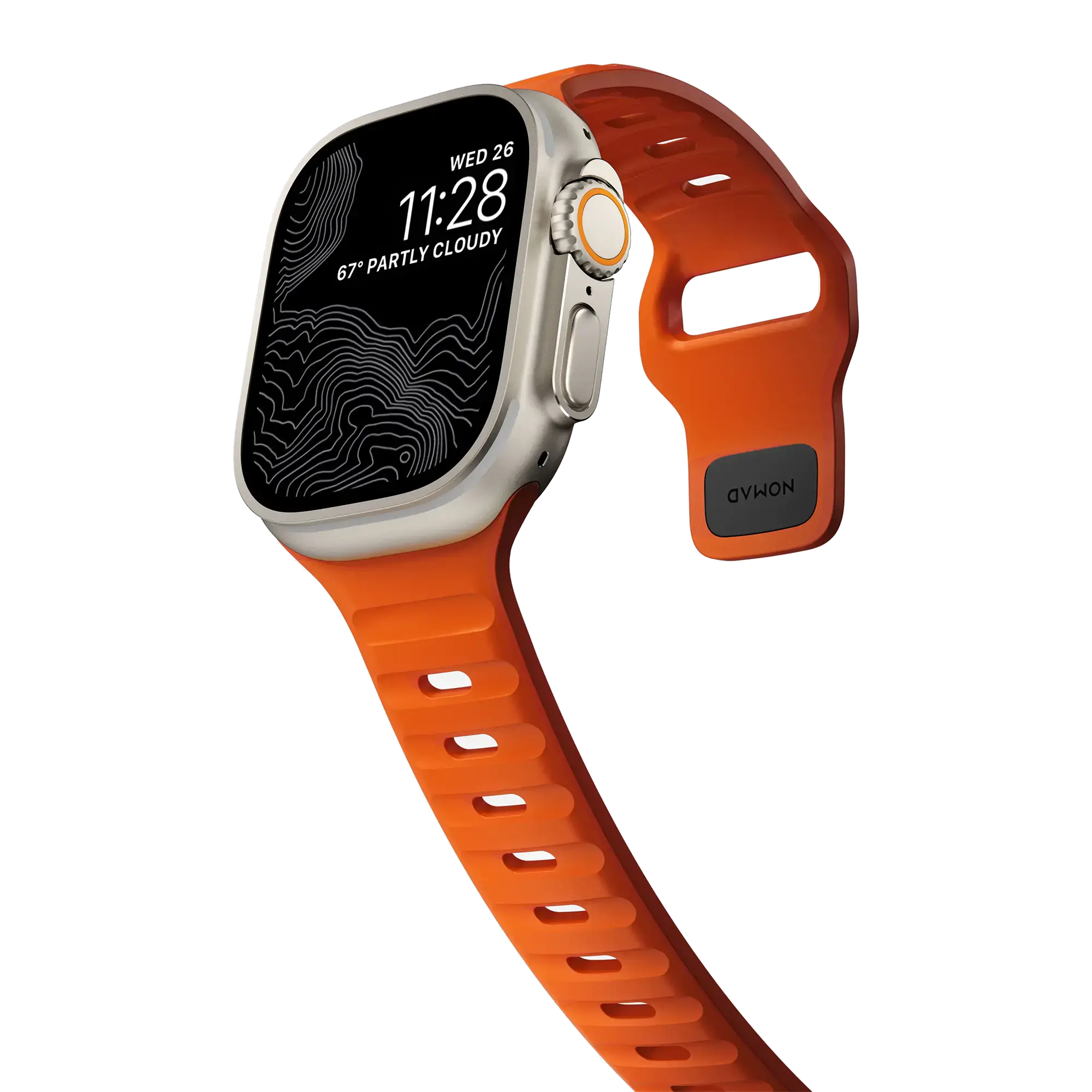 Ремінець NOMAD Sport Band - Ultra Orange для Apple Watch 42/44/45/49mm