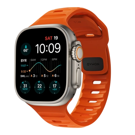 Ремешок NOMAD Sport Band - Ultra Orange для Apple Watch 42/44/45/49mm