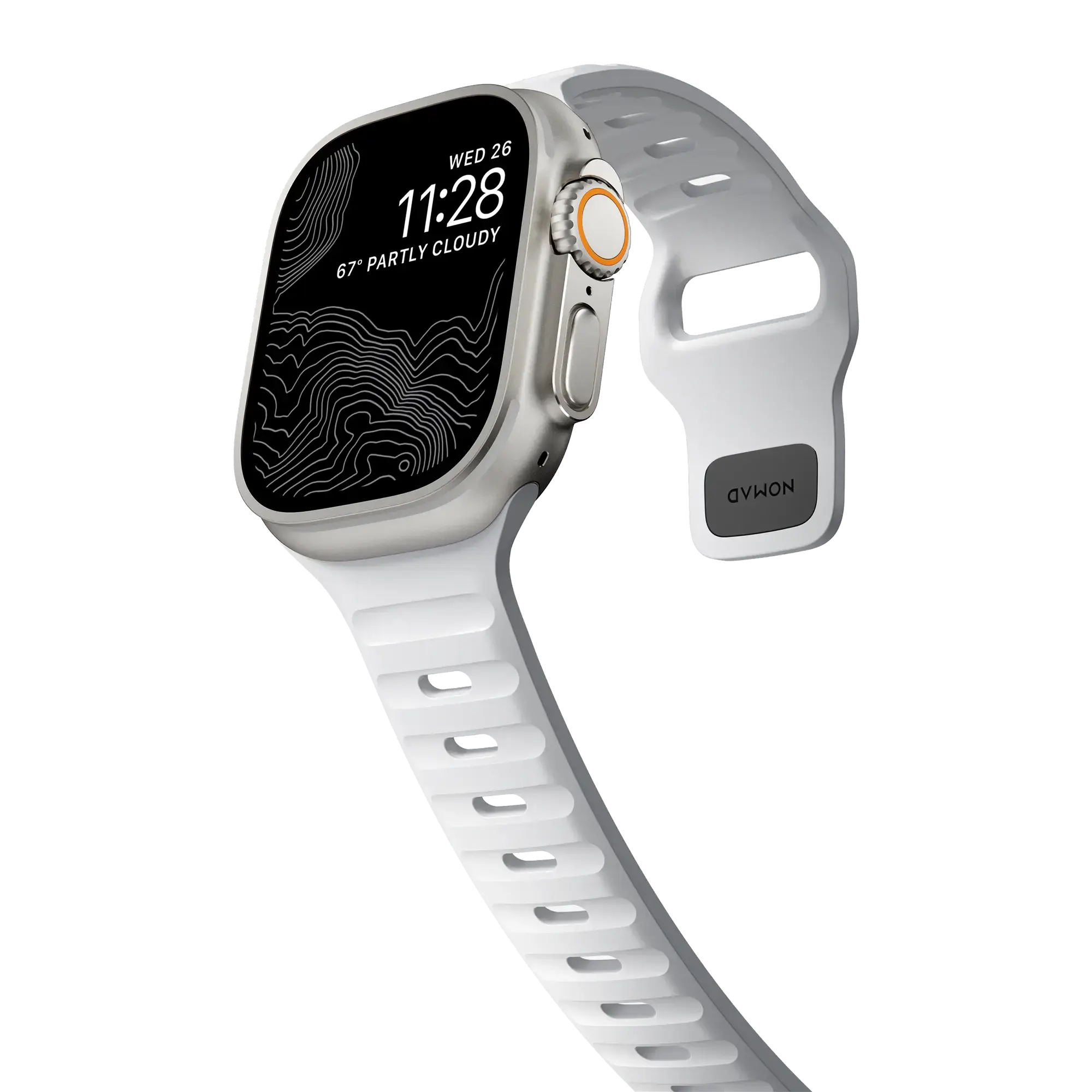 Ремешок NOMAD Sport Band - White для Apple Watch 42/44/45/49mm