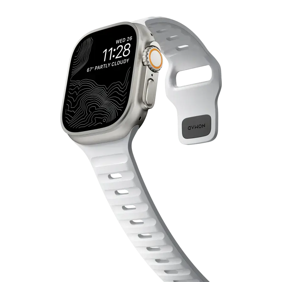 Ремінець NOMAD Sport Band для Apple Watch 42/44/45/46/49mm - White (NM01111085)
