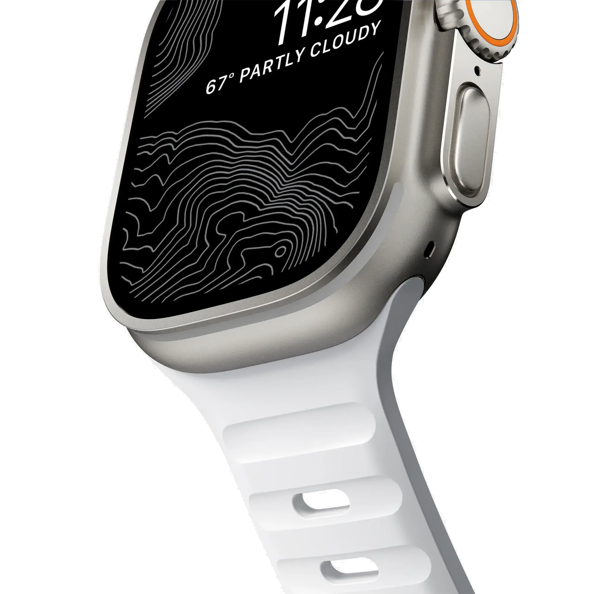 Ремешок NOMAD Sport Band - White для Apple Watch 42/44/45/49mm