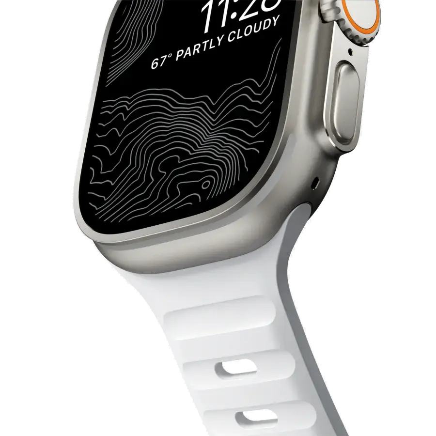 Ремінець NOMAD Sport Band для Apple Watch 42/44/45/46/49mm - White (NM01111085)