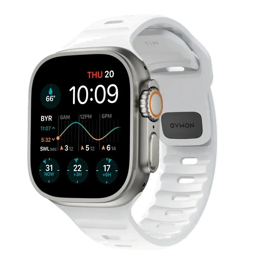 Ремінець NOMAD Sport Band для Apple Watch 42/44/45/46/49mm - White (NM01111085)