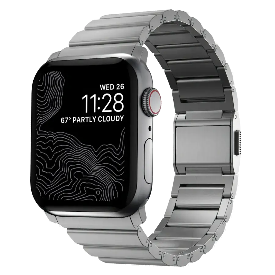 Ремінець NOMAD Titanium Band - Natural Hardware для Apple Watch 42/44/45/49mm