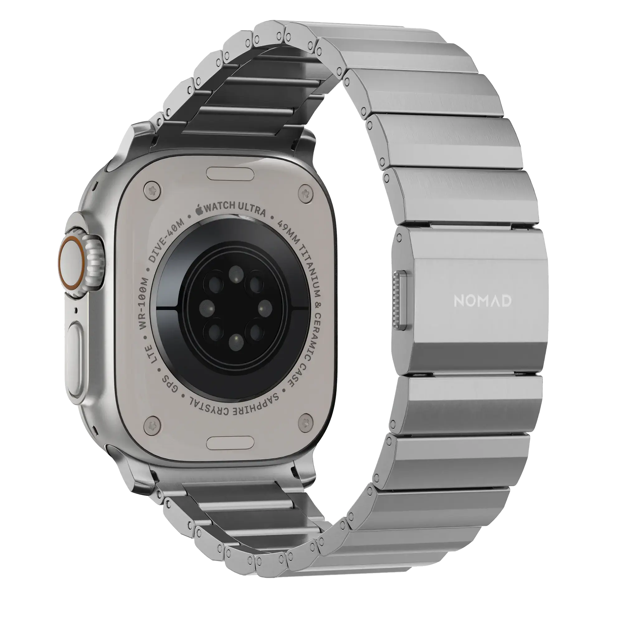 Ремешок NOMAD Titanium Band - Natural Hardware для Apple Watch 42/44/45/49mm