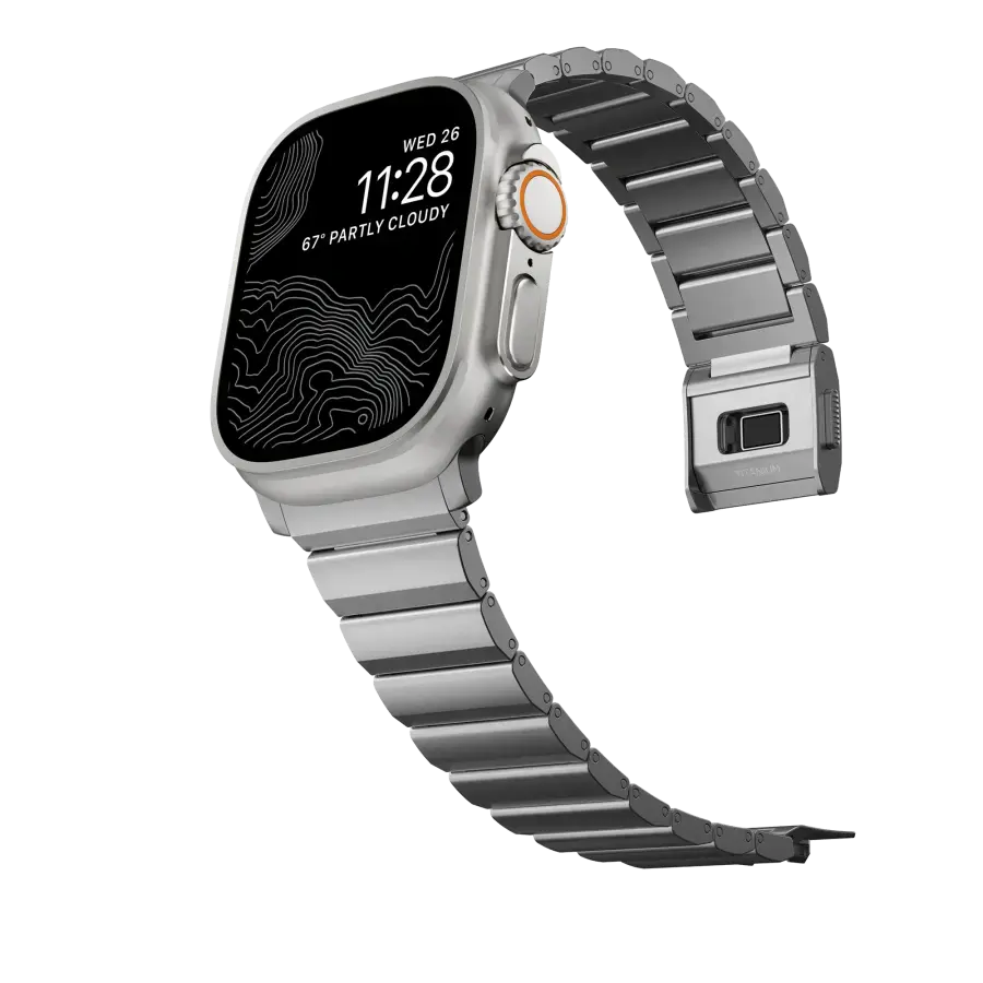 Ремінець NOMAD Titanium Band - Natural Hardware для Apple Watch 42/44/45/49mm