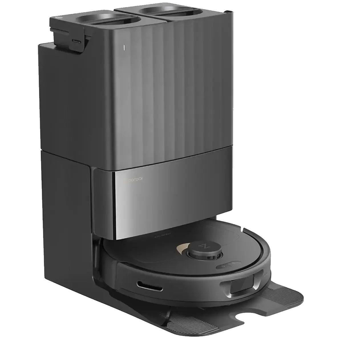 Робот-пилосос з вологим прибиранням RoboRock Q Revo Pro - Black (QRP52-00)