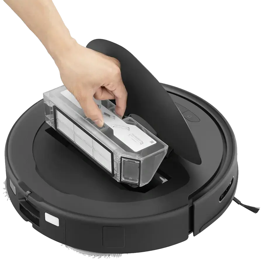 Робот-пылесос с влажной уборкой RoboRock Q Revo Pro - Black (QRP52-00)