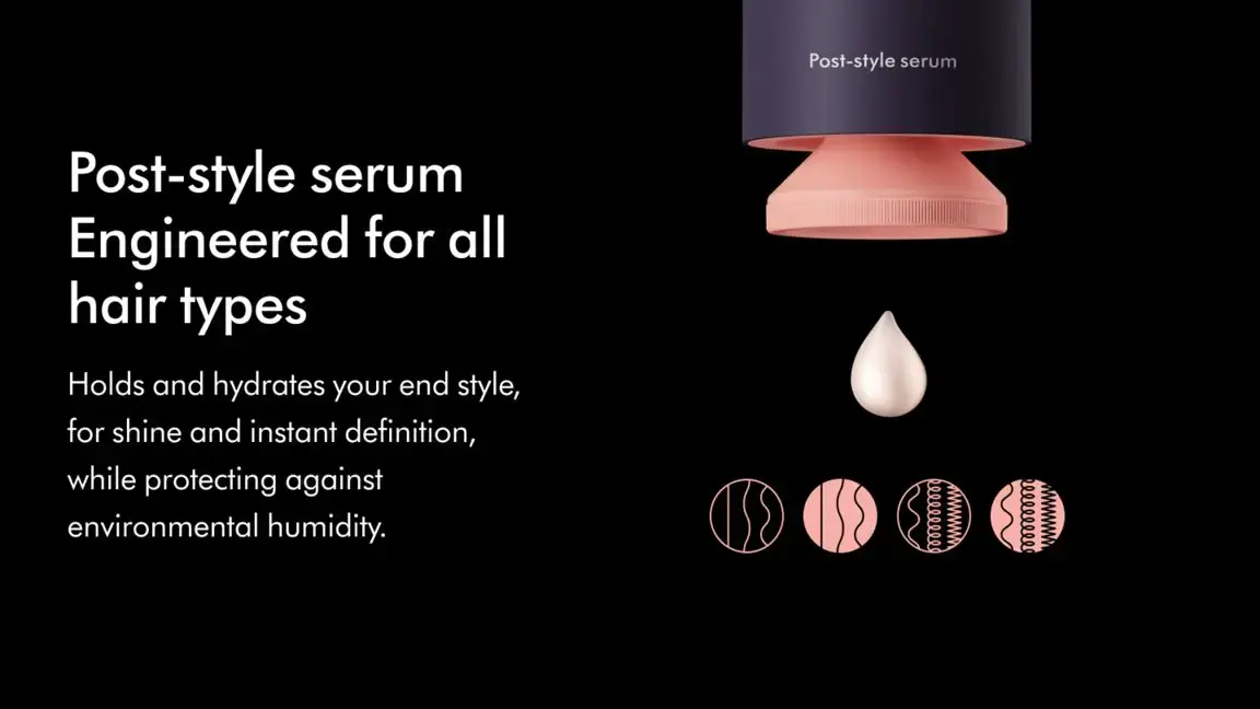 Сыворотка по уходу за волосами после укладки Dyson Chitosan Post-style serum 100ml (572594-01)
