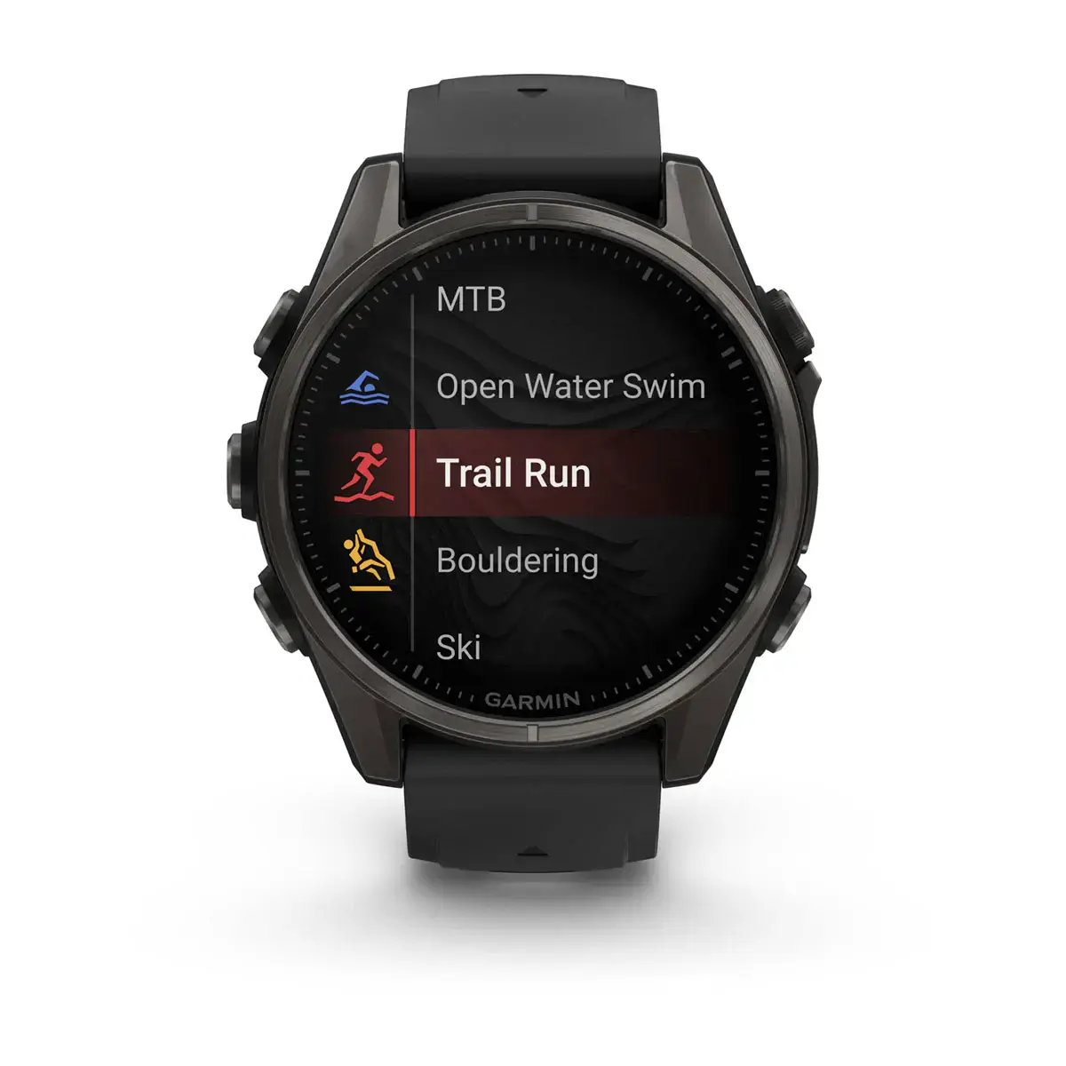 Смарт-часы Garmin fenix 8 AMOLED 43 mm Sapphire, Carbon Gray DLC Titanium with Black/Pebble Gray Silicone Band (010-02903-20/21)