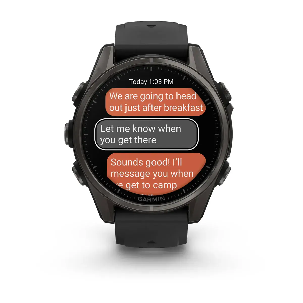 Смарт-часы Garmin fenix 8 AMOLED 43 mm Sapphire, Carbon Gray DLC Titanium with Black/Pebble Gray Silicone Band (010-02903-20/21)