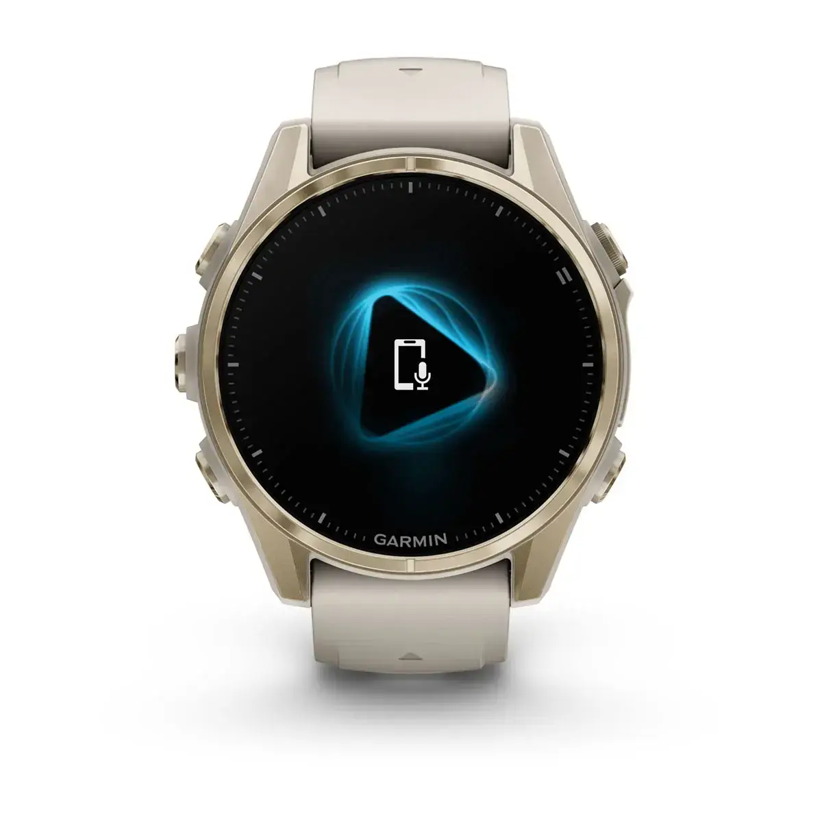Смарт-годинник Garmin fenix 8 AMOLED 43 mm Sapphire, Soft Gold with Fog Gray/Dark Sandstone Silicone Band (010-02903-10/11)
