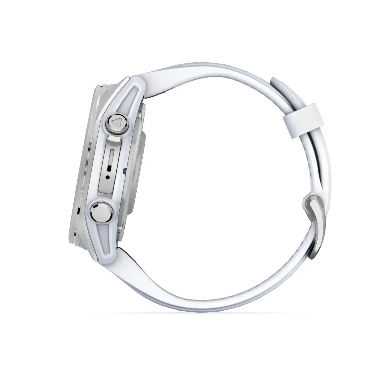 Смарт-годинник Garmin fenix 8 AMOLED 43 mm Silver with Whitestone Silicone Band (010-02903-00)