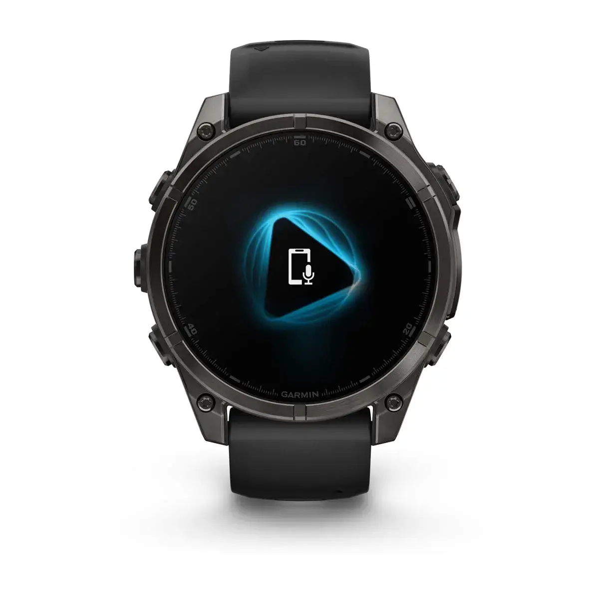 Смарт-годинник Garmin fenix 8 AMOLED 47 mm Sapphire, Carbon Gray DLC Titanium with Black/Pebble Gray Silicone Band (010-02904-20/21)