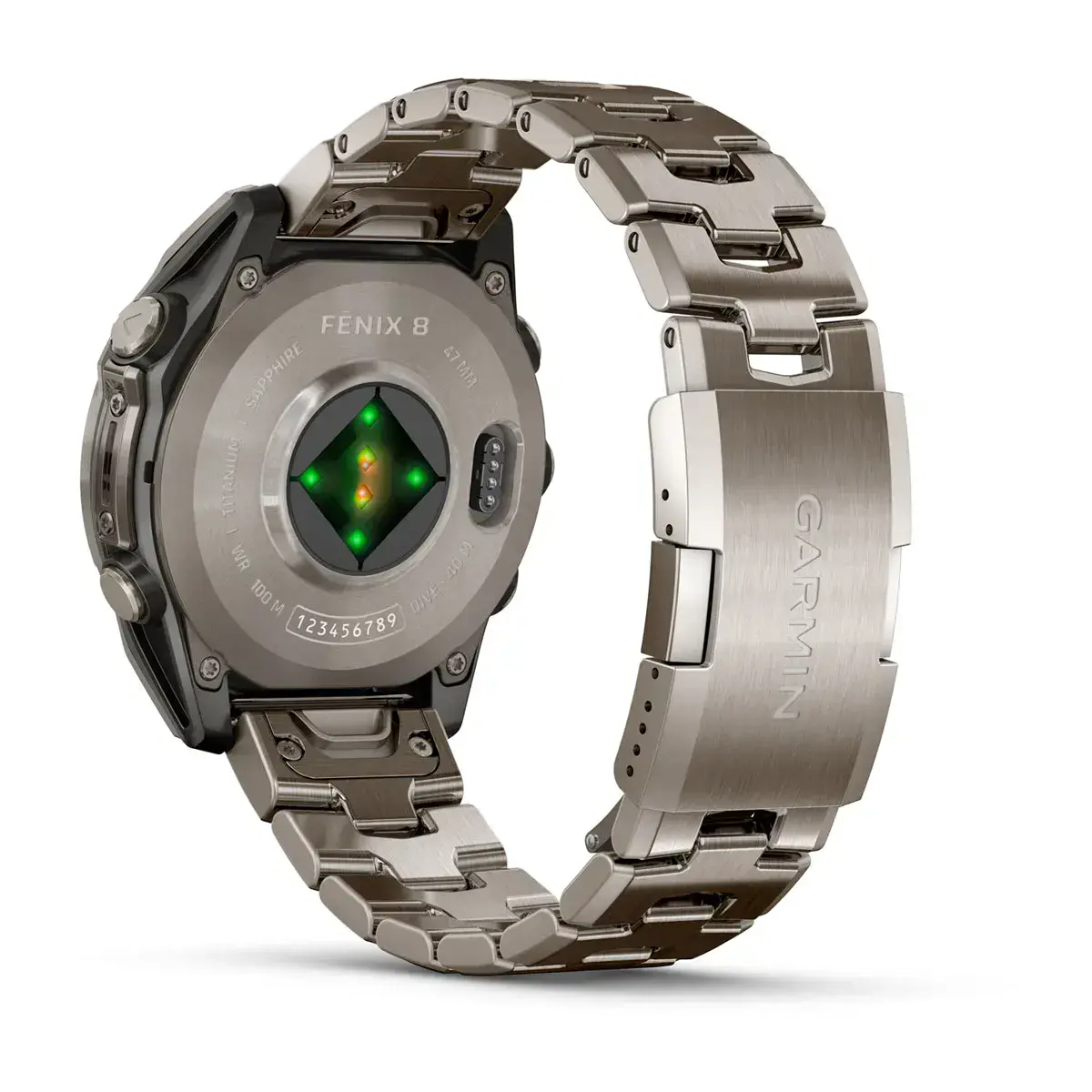 Смарт-годинник Garmin fenix 8 AMOLED 47 mm Sapphire, Titanium with slots Titanium (010-02904-40)