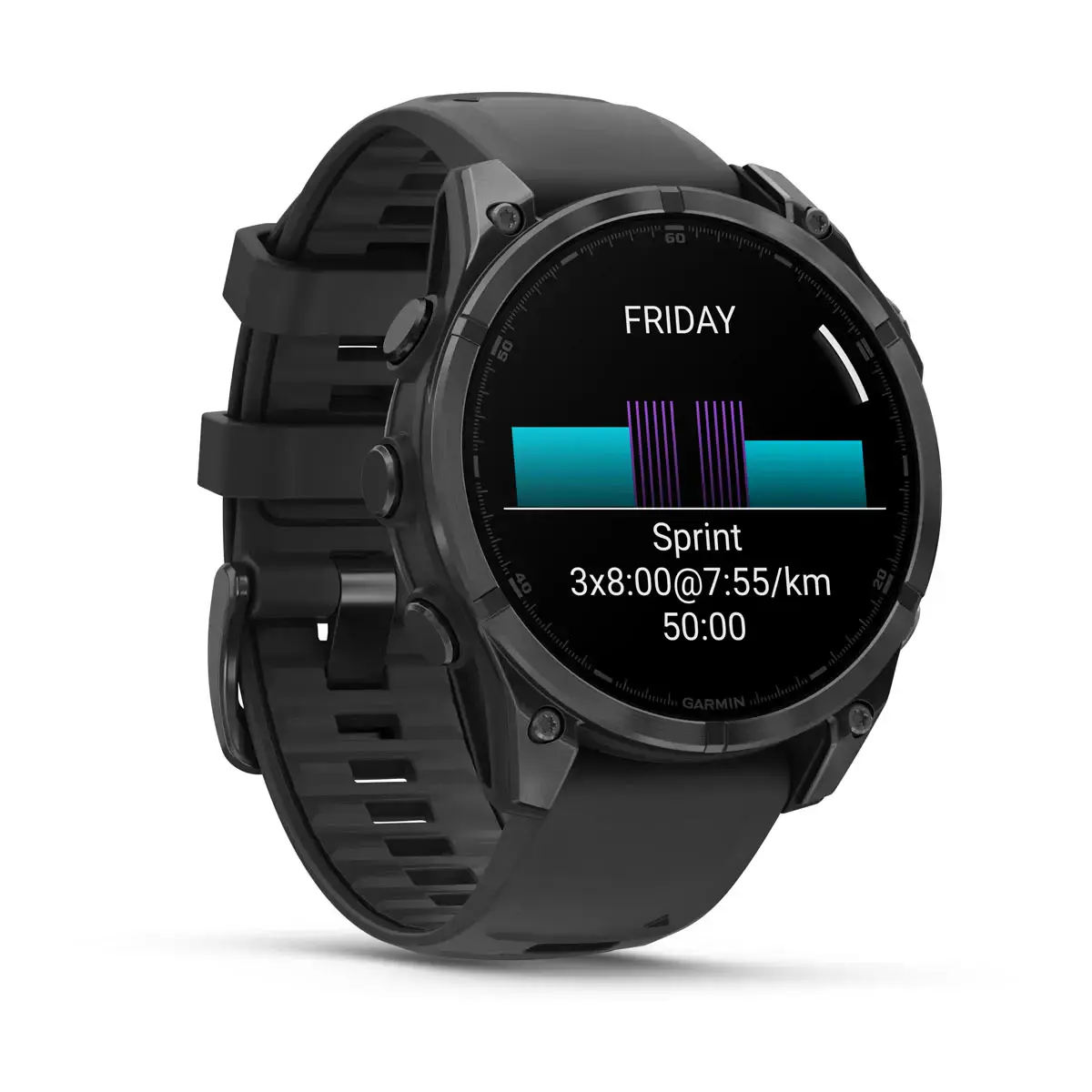 Смарт-годинник Garmin fenix 8 AMOLED 47 mm Slate Gray with Black Silicone Band (010-02904-00)