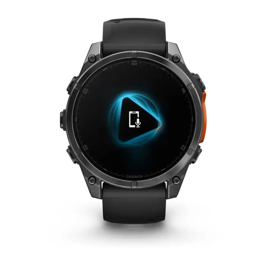 Смарт-годинник Garmin fenix 8 AMOLED 47 mm Slate Gray with Black Silicone Band (010-02904-00)