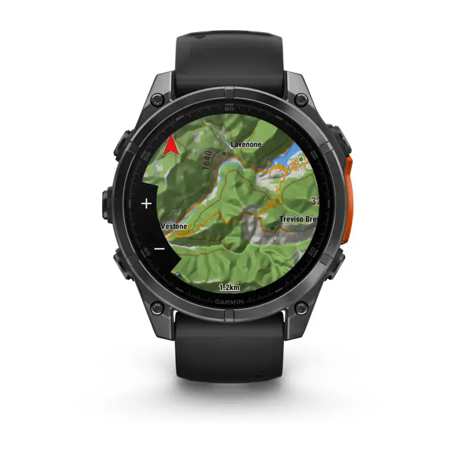Смарт-годинник Garmin fenix 8 AMOLED 47 mm Slate Gray with Black Silicone Band (010-02904-00)