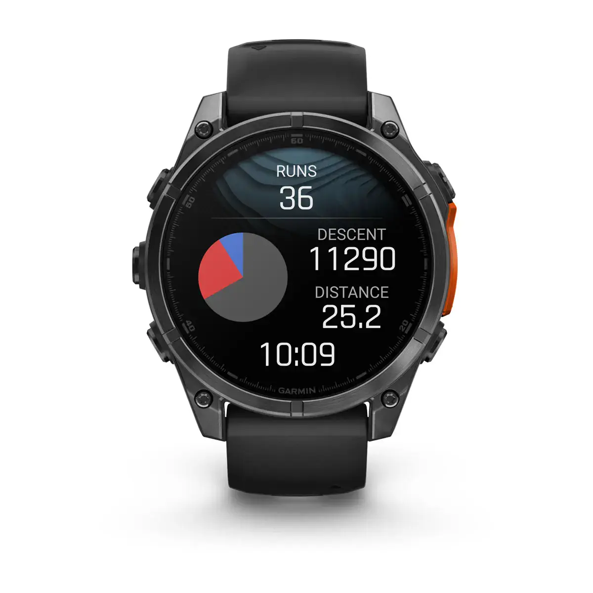 Смарт-годинник Garmin fenix 8 AMOLED 47 mm Slate Gray with Black Silicone Band (010-02904-00)
