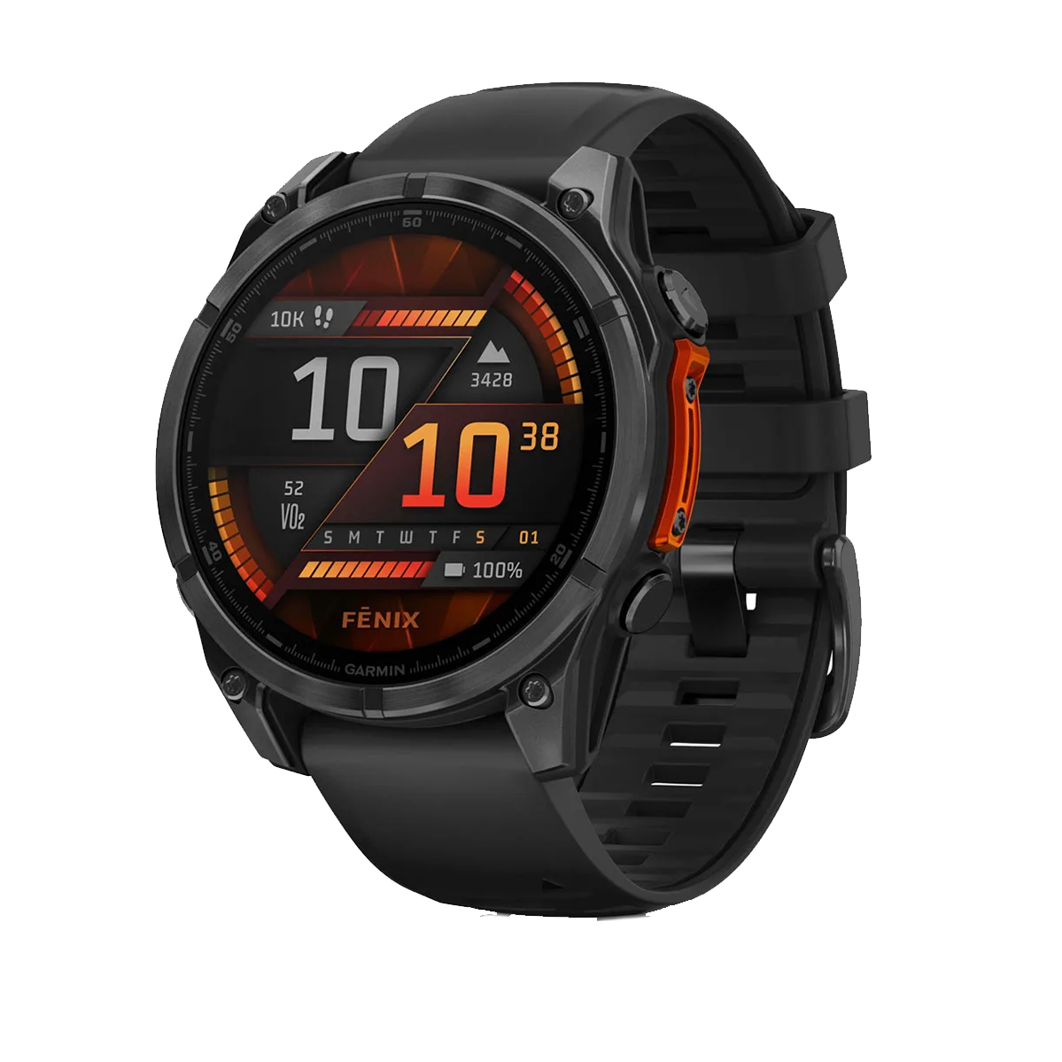 Смарт-часы Garmin fenix 8 AMOLED 47 mm Slate Gray with Black Silicone Band (010-02904-00)