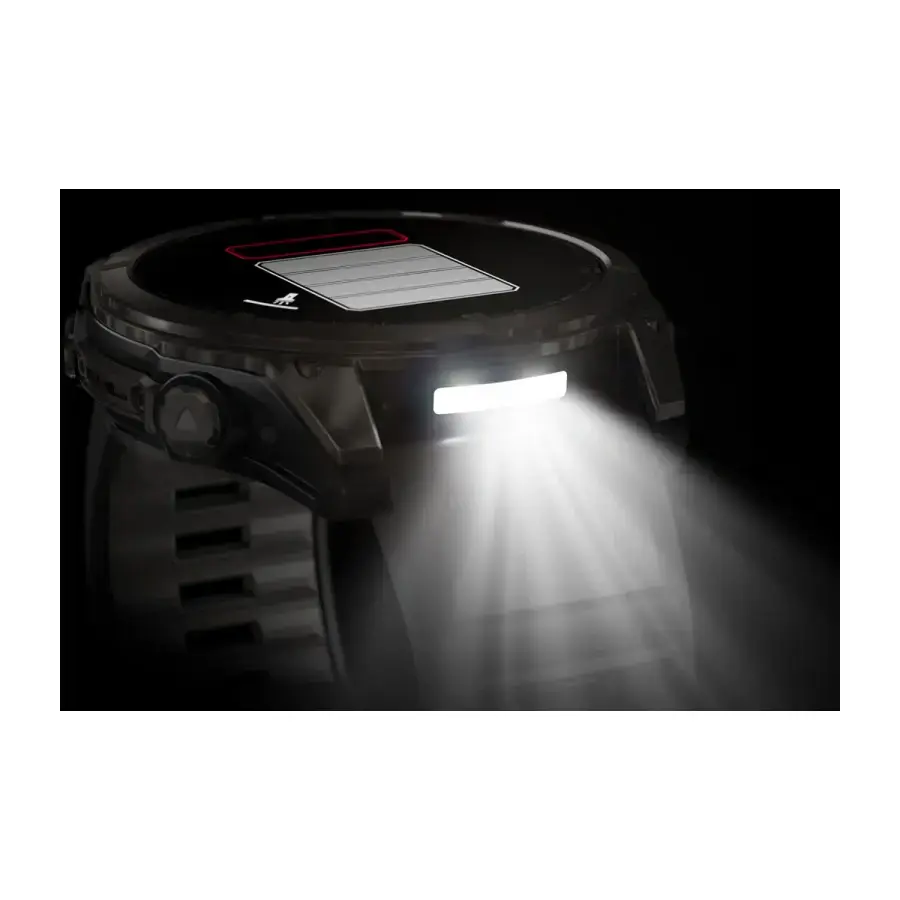 Смарт-часы Garmin fenix 8 AMOLED 51 mm Sapphire, Carbon Gray DLC Titanium with Black/Pebble Gray Silicone Band (010-02905-20/21)