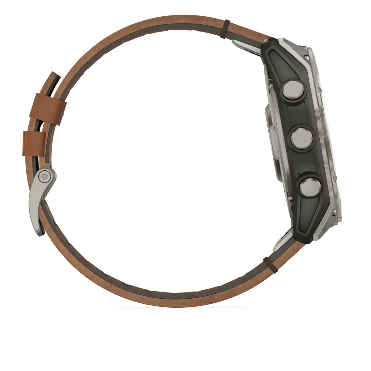 Смарт-часы Garmin fenix 8 AMOLED 51 mm Sapphire, Graphite/Carbon Gray DLC Titanium with QuickFit leather strap 26 mm (010-02905-40)