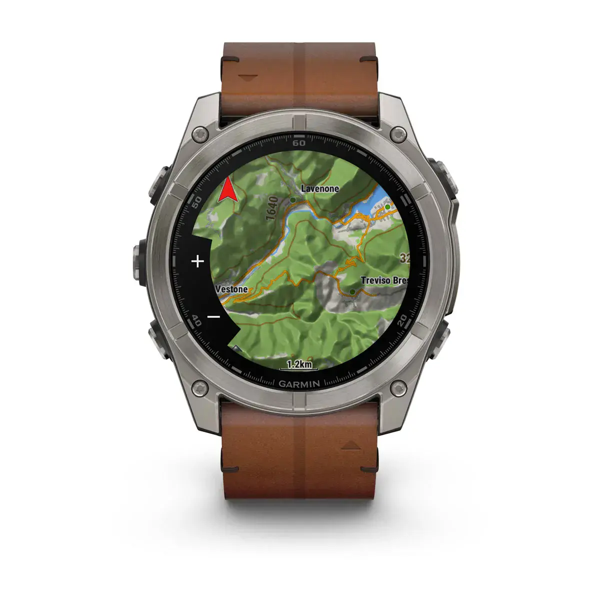 Смарт-часы Garmin fenix 8 AMOLED 51 mm Sapphire, Graphite/Carbon Gray DLC Titanium with QuickFit leather strap 26 mm (010-02905-40)