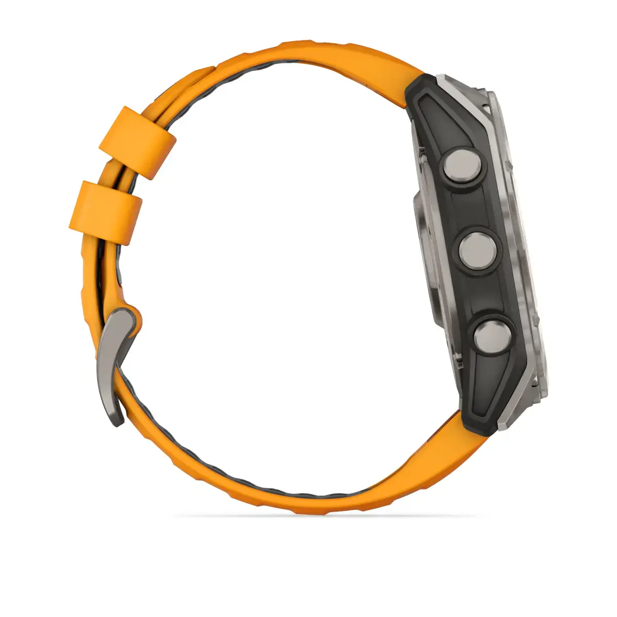 Смарт-годинник Garmin fenix 8 AMOLED 51 mm Sapphire, Titanium with Spark Orange/Graphite Silicone Band (010-02905-10/11)