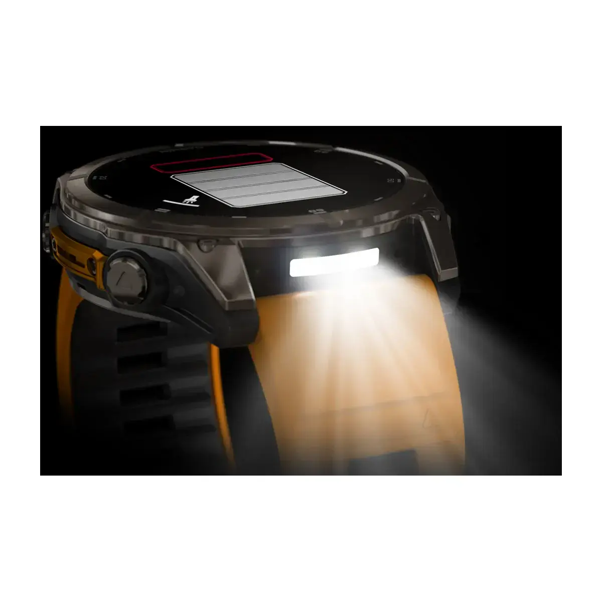 Смарт-годинник Garmin fenix 8 AMOLED 51 mm Sapphire, Titanium with Spark Orange/Graphite Silicone Band (010-02905-10/11)