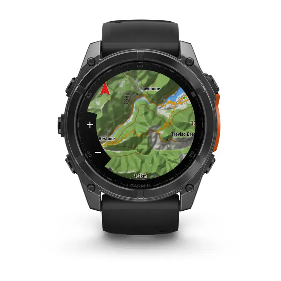 Смарт-годинник Garmin fenix 8 AMOLED 51 mm Slate Gray with Black Silicone Band (010-02905-00)