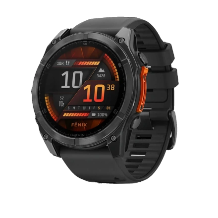 Смарт-часы Garmin fenix 8 AMOLED 51 mm Slate Gray with Black Silicone Band (010-02905-00)